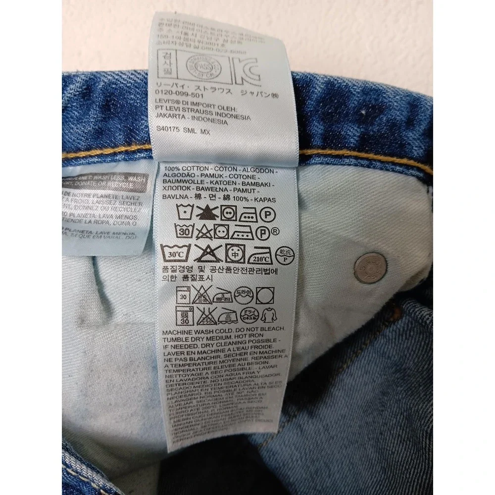 Levi Strauss 559‎ Jeans Mens W34 L30 Blue Medium Wash Relaxed Fit Straight Denim